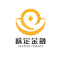 简约元素金融企业logo