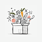 Root - Online Grocer : Root is an online grocery delivery service that focuses on local small scale producers and sustainable produce. Our goal was to establish a brand illustration system that embodies this mission. To communicate the brand’s focus on or