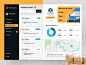 Cargo Delivery Dashboard by Rizal Gradian  for Vektora on Dribbble