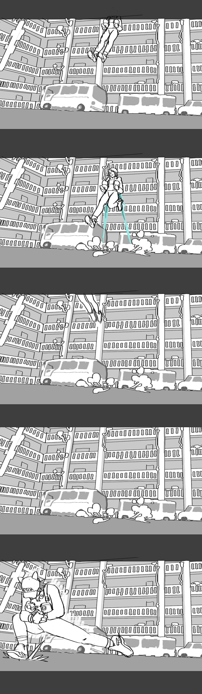 Storyboard of a sink...