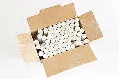 White chalks in a box