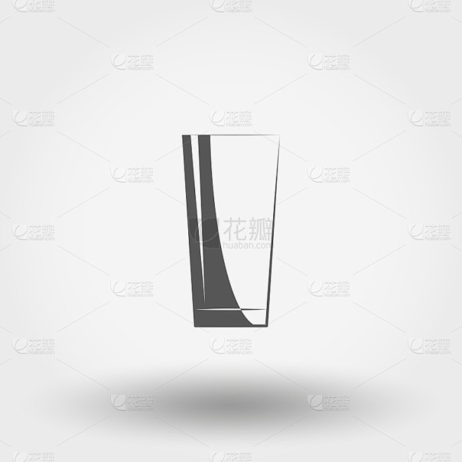 经典的一杯的容量。矢量图标。
