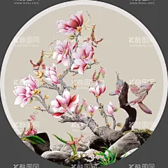 兰花螳螂苔藓生态景观  - 源文件下载【酷图网】螳螂,兰花,枯木头,树枝,石头,青草,苔藓,草丛,绿色,生态景观,微缩景观,分层素材,PSD文件