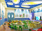 幼儿园设计效果图之教室吊顶装饰设计—土拨鼠装饰设计门户