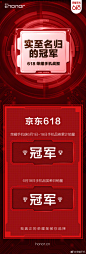【我们是实至名归的冠军】<br/>因为热爱，荣耀手机真正荣膺京东平台618手机品类累计销量&18日手机品类单日销量双冠军。#荣耀618#，我们是实至名归的冠军。<br/>感谢@京东手机通讯 ，为我们呈现真实的618结果。<br/>感恩每一位花粉陪伴我们走过这18天，我真正的荣耀，是被你选择！