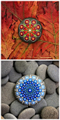 鹅卵石变废为宝DIY 画出艺术范儿石绘作品 -  www.shougongdi.com