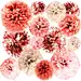 Amazon.com: VINANT 20 PCS Rose Gold Party Decorations - Metallic Foil and Tissue Paper Pom Poms - Birthday Party Decoration - Baby Shower - Bridal Shower - Bachelorette - Garden Party - 14&quot;, 10&quot;, 8&quot;, 6&quot;: Arts, Crafts &amp; Sewing