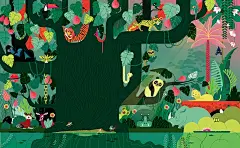 法国插画师Lucie Brunelliere童真可爱风格 文艺圈 展示 设计时代网-Powered by thinkdo3