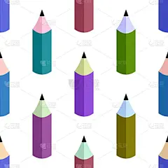 无缝铅笔图案面料和纺织品