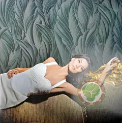 大片茂盛树叶墙纸 纽约NEWYORK 无纺大气壁纸CT20101/20102/20103-淘宝网