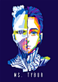 Yart Rosidi 金属版“MS TYBUR WAR HAMMER WPAP”海报