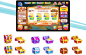 BINGO Blitz Digital Art  digital illustration Drawing  game interface sketch UI user interface vector video game