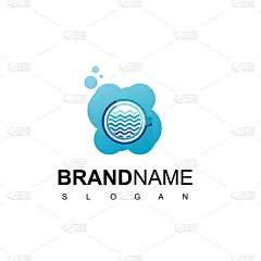 Home Service, Laundry Logo Design Vector