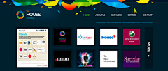 Luokb23采集到55 Colorful Web Designs to Inspi