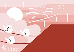 风格：扁平风插画
特点：治愈系 少女心