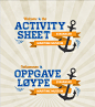 Activity Sheet Maritime Museum on Behance