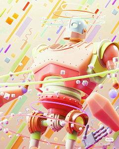 森林中的泡芙采集到C4D