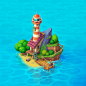 Casual Isometric Lighthouse
