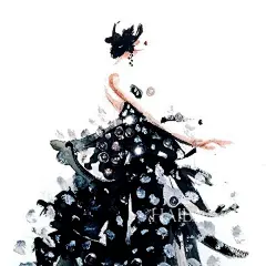 美国画家Katie Rodgers笔尖的礼服艺术：时尚插画中感受唯美意境与大胆创意