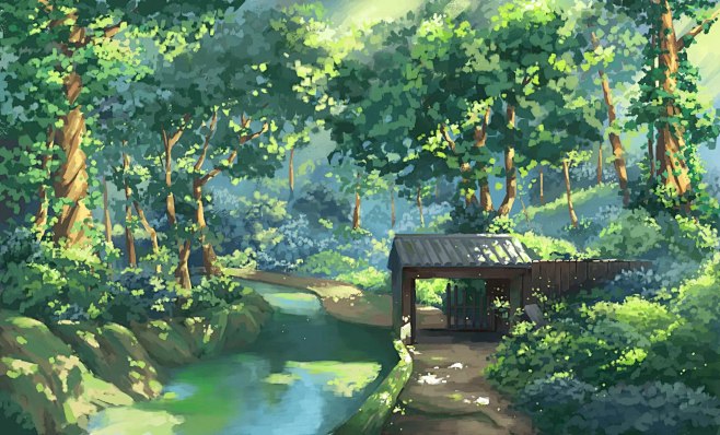 二次元场景原画二次元背景动漫场景原画动漫...