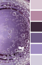 { bubbling purples } Stretched Canvas:  #经典#