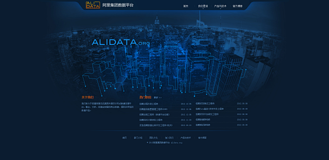 阿里集团数据平台 alidata.org...