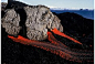 苏特塞岛火山熔岩流
