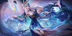 竖版https://huaban.com/pins/5513589859 4K王者荣耀 王昭君青鸾有意星元 高清无水印4k壁纸_彼岸图网
