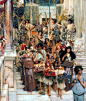 维多利亚时代，知名画家Lawrence Alma-Tadema