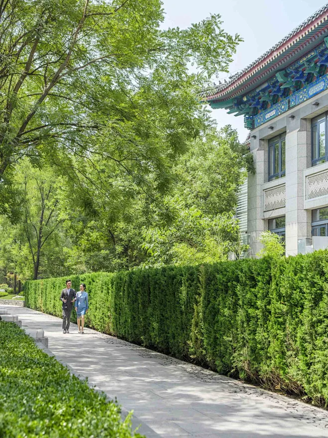 缦合•北京住宅公园 - hhlloo : BAM 将新与旧、现代与古典无缝融合， 在北京的高端住宅改造项目中构建出更为宏大的时间感-花瓣网