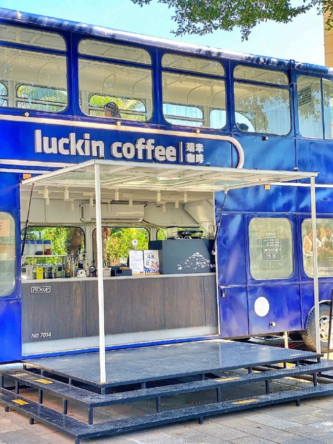 【超美门店】嘀嘀——在双层巴士上喝咖啡该...