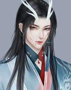 绵羊～采集到古风立绘-男