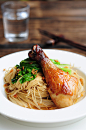Chinese Shrimp Noodle with Grilled Chicken_mmplaying
