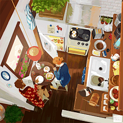 一波爆红外网的动态插画，感觉被治愈了…… : 人越长大越能明白，孤独是生命的常态。 tumblr人气插画师 sparrows 用画笔描绘了每个人内心的孤寂与渴望，却治愈了无数人的心。 她用简单的一张图，一句话，诉说着一种情绪。我们每个人都与众不同，但每个人又如此相