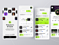 NFT Marketplace App app design bitcoin blockchain btc buy crypto cryptoart cryptocoin digital asset ethereum mobile nft nft marketplace non non fungible tokens rarible sell token ui wallet
