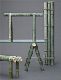 竹之凳，德国设计师Stefan Diez与日本竹艺大师 Yoshihiro Yamaishi 共同设计的竹凳