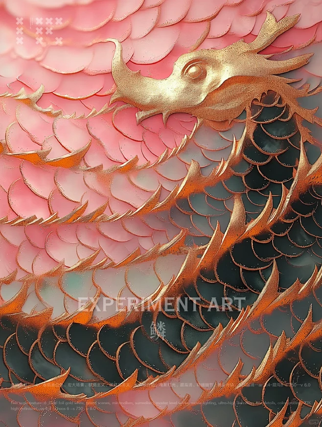 Midjourney-龙-鳞
