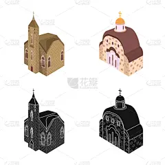 寺庙,图标,东正教,建筑业,建筑,圣职者