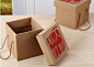 大号正方形天地盖水果礼品盒 牛皮纸盒 手提零食 私人订制包装盒