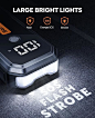Amazon.com: BUTURE 5000A Car Battery Jump Starter (All Gas/10L Diesel) Smart Portable Car Jump Starter Battery Pack, 12V Safe Jump Box Car Jumper Starter with Extended Jumper Cables, Fast Charge, 160W DC, Lights : Everything Else
