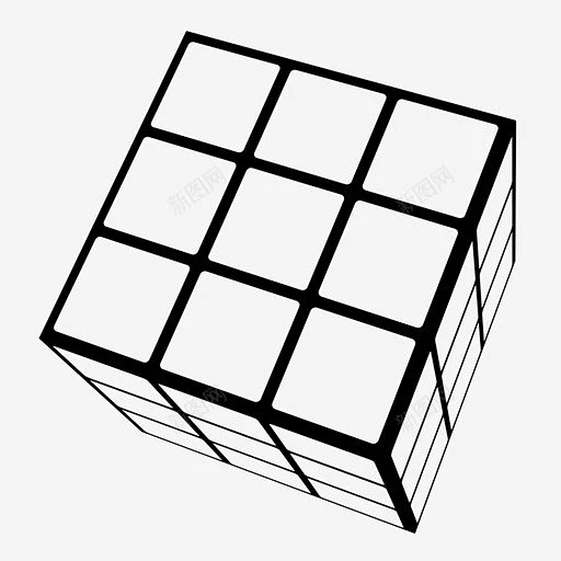 魔方游戏拼图图标 页面网页 平面电商 创意素材-花瓣网