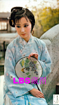 87版电视剧《红楼梦》造型照，陈晓旭饰演林黛玉。