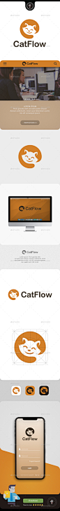 Catflow——动物标志模板Catflow - Animals Logo Templates动物保健,猫,猫的标志,猫爱猫的轮廓,聊天,诊所,有创造力,设计师,女孩,女人,健康,健康,孩子,小猫标志,凯蒂标志,标志,宠物护理,宠物标志,宠物店,宠物标志,专业,小狗猫,安全,服务,商店,商店,网络工作室 animals, care, cat, cat logo, cat love, cat silhouette, chat, clinic, creative, designer, girl, girly,