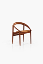 H. Brockmann-Petersen armchair : Very rare armchair designed by H. Brockmann-Petersen Produced by cabinetmaker Louis G. Thiersen & Søn in Denmark Teak, woven cane Good vintage condition, with small signs of usag…