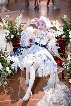 结芬！是大乔花嫁！ #cos #二次元 #花嫁 #王者荣耀 - 抖音
