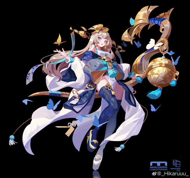 阴阳师手游超话#青行灯# 终于画完了灯...