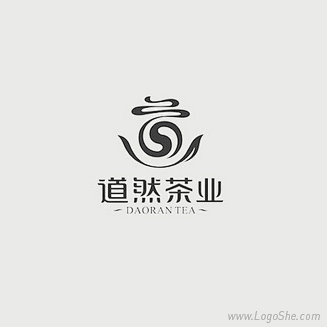 道然茶业字体Logo设计