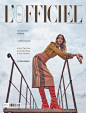 #杂志封面# 《L'Officiel》杂志俄罗斯版2018年9月刊封面，Odette Pavlova ​​​​