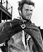 Clint Eastwood, 西部片, 电影, 演员, 意大利面条, 雨披, 电影院