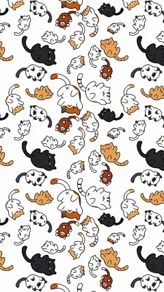 创意壁纸：清新平铺精美插图 有密集强迫症的要做好准备